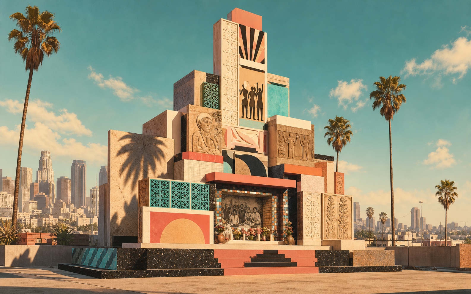 Lauren Halsey monument urbain