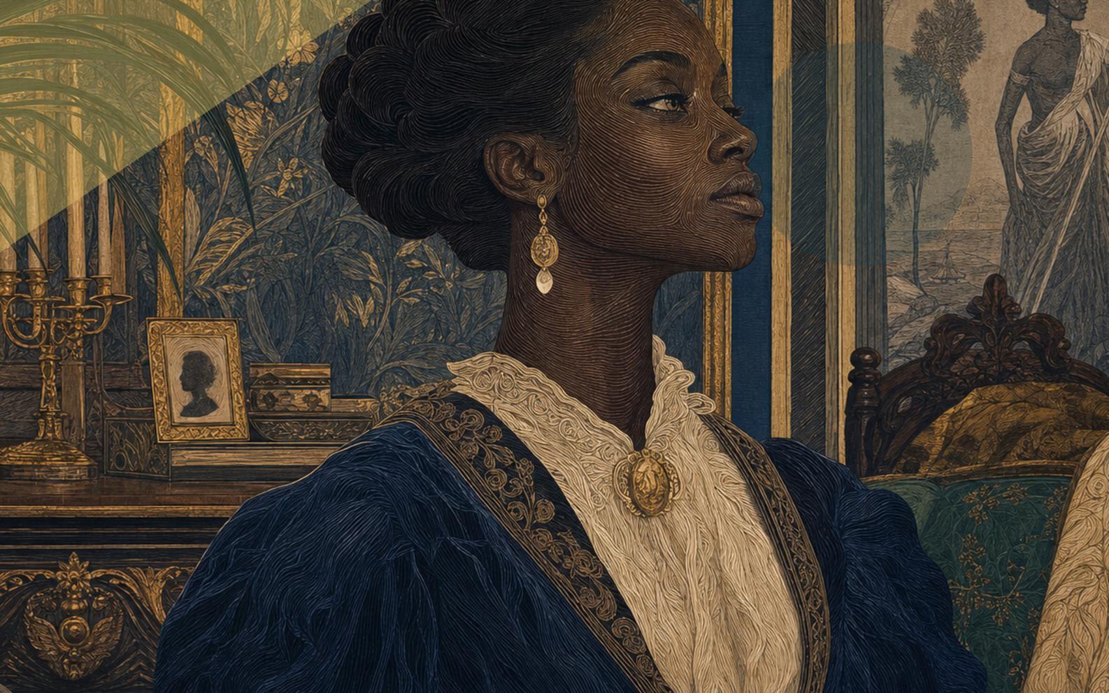 Vue de détail de Toyin Ojih Odutola